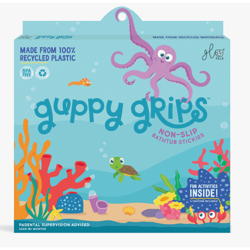 Glo Pals Guppy Bath Grips Bath Time Glo Pals   