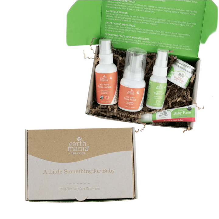 Earth Mama Organics - A Little Something For Baby Gift Set Natural Toiletries Earth Mama Organics   