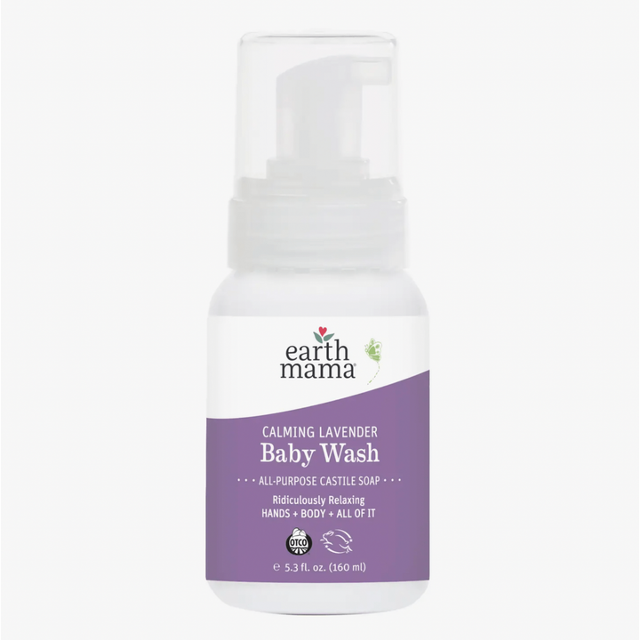 Earth Mama Organics - Calming Lavender Castile Baby Wash Bath Time Earth Mama Organics   