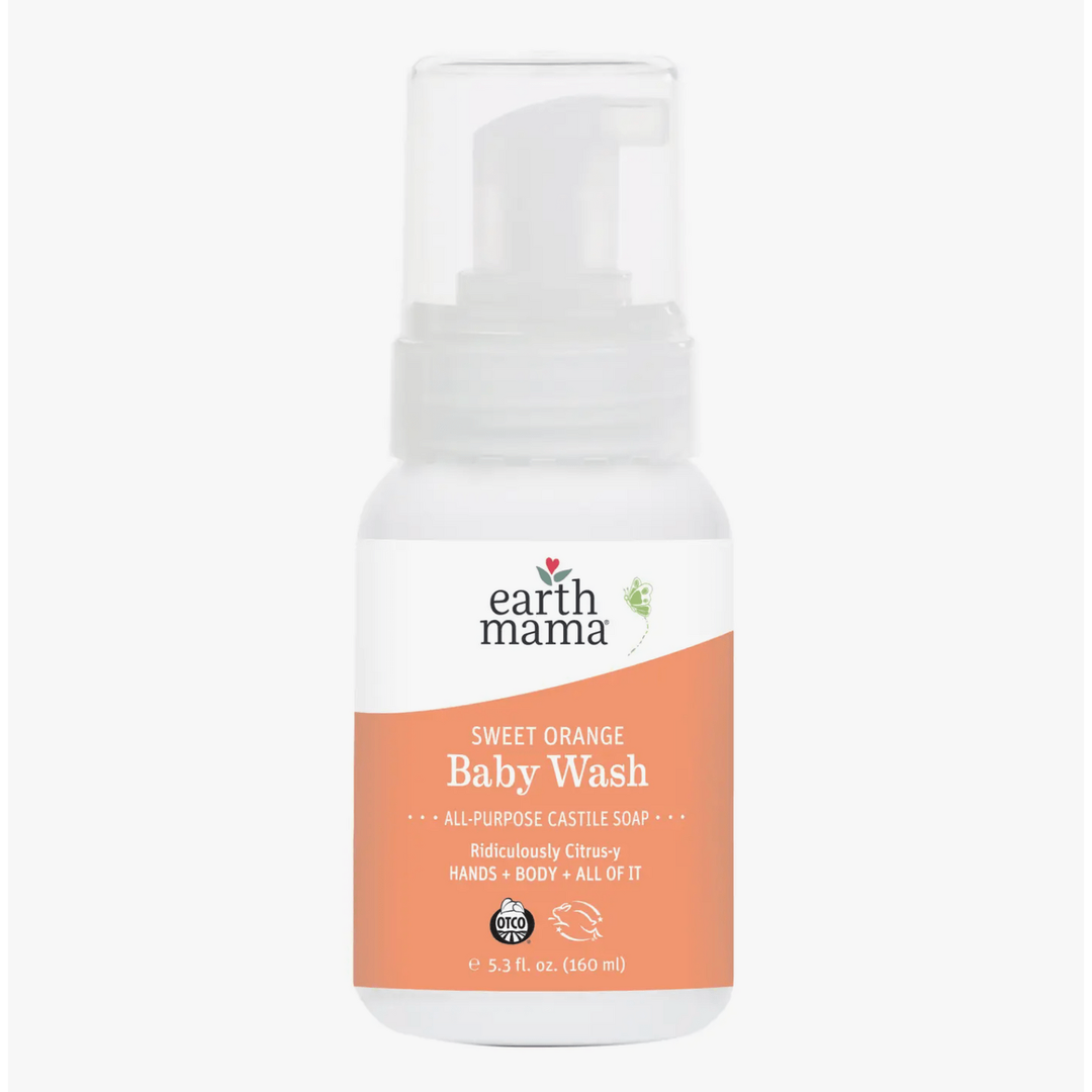 Earth Mama Organics - Sweet Orange Baby Wash Bath Time Earth Mama Organics   