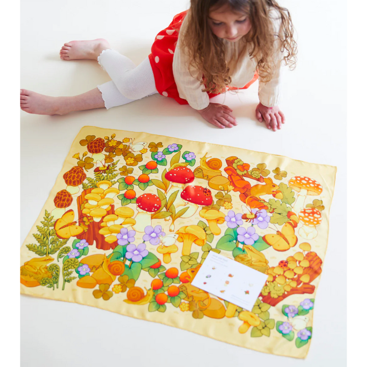 Sarah's Silks Seek & Find Mushroom Playsilk Toddler And Pretend Play Sarah's Silks   