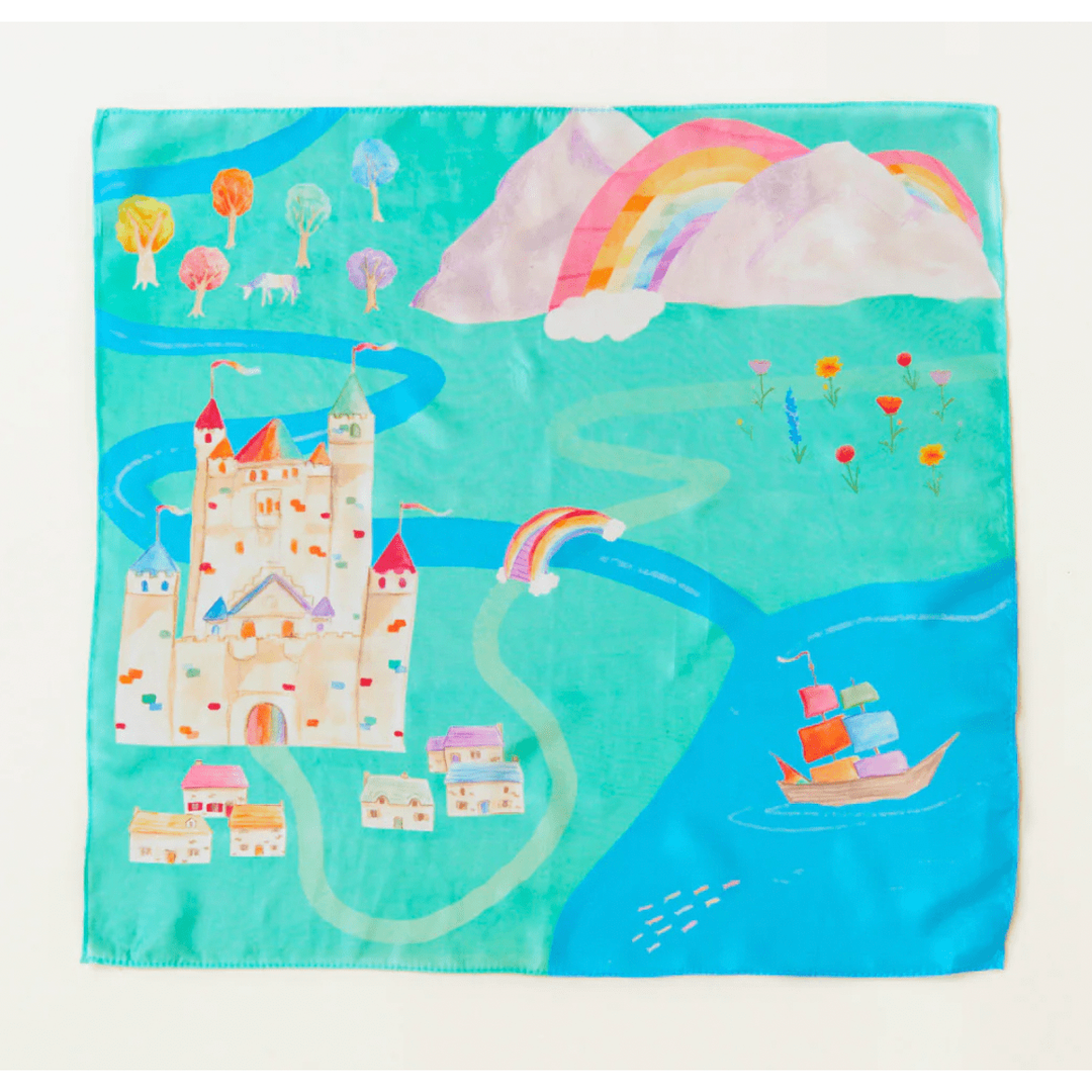 Sarah's Silks Rainbowland Playmap Toddler And Pretend Play Sarah's Silks   