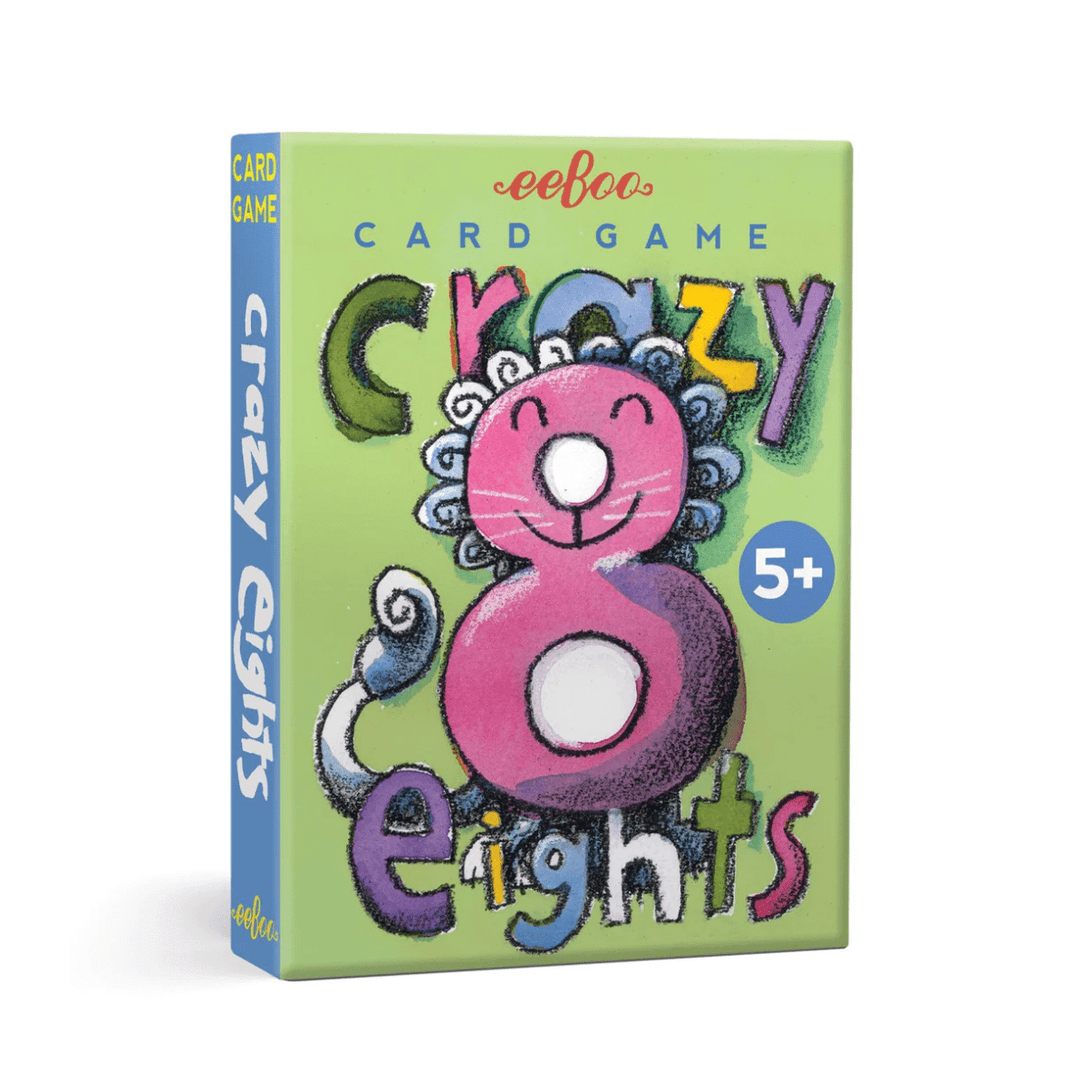 eeBoo Crazy Eights Card Game Puzzles & Mazes eeBoo   