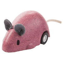 Plan Toys Moving Mouse - Pink Baby Toys Plan Toys   