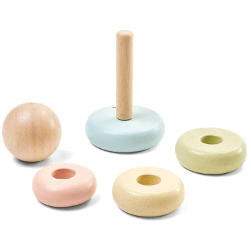 Plan Toys - First Stacking Ring Pastel Baby Toys Plan Toys   