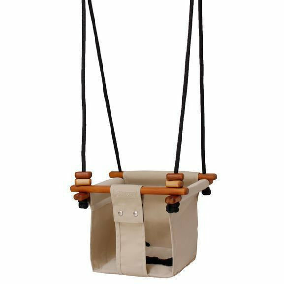 Solvej Indoor/Outdoor Toddler Swing - Soft Linen Swing Solvej   