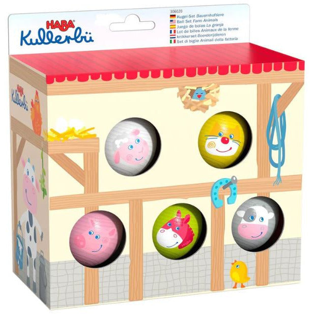 Haba Farm Animals Ball Set Balls Haba   