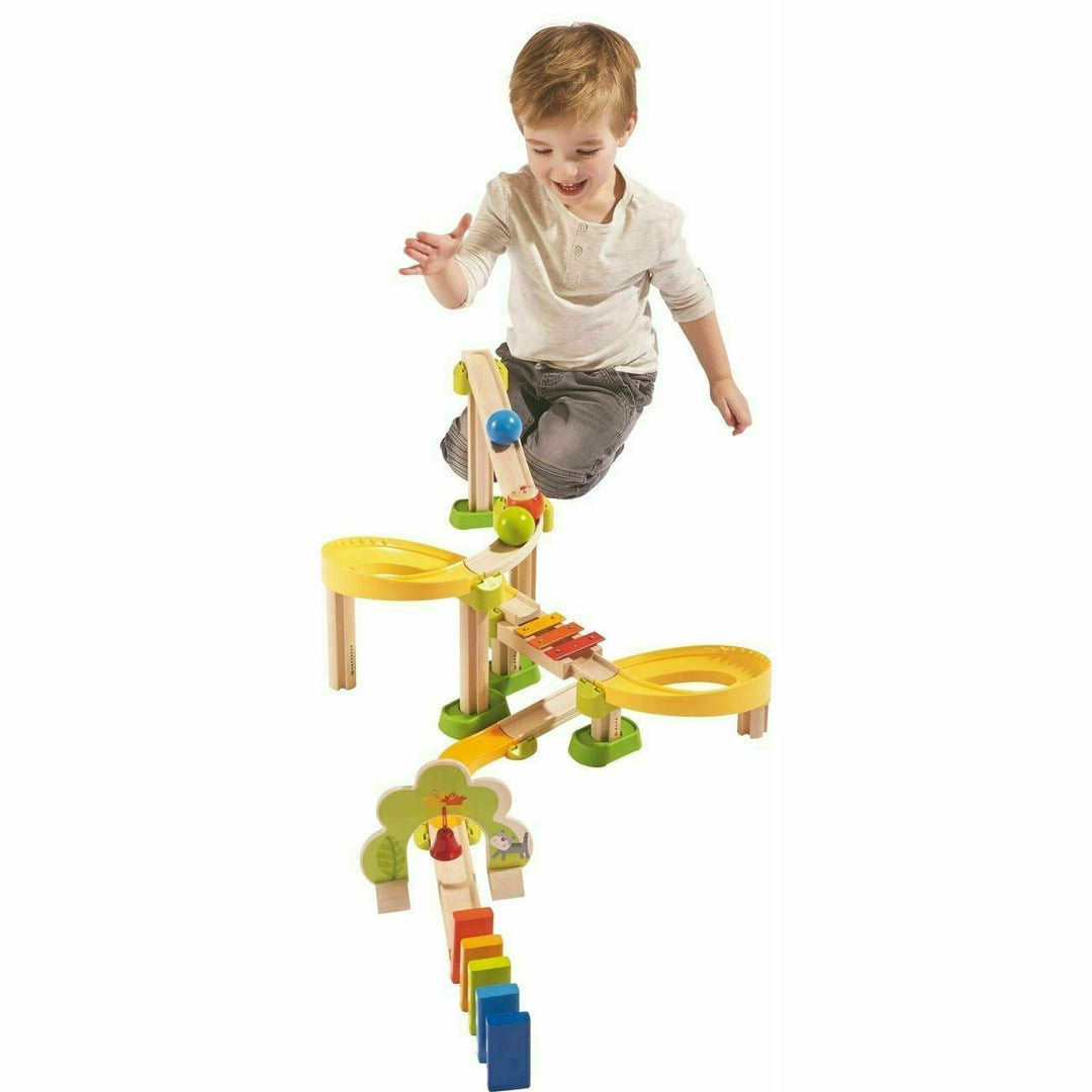 Haba Kullerbu Sim-Sala-Kling 38 Piece Wooden Track Set Track Haba   