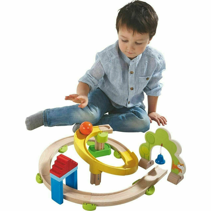 Haba Kullerbu Spiral 26 Piece Starter Track Set Track Haba   