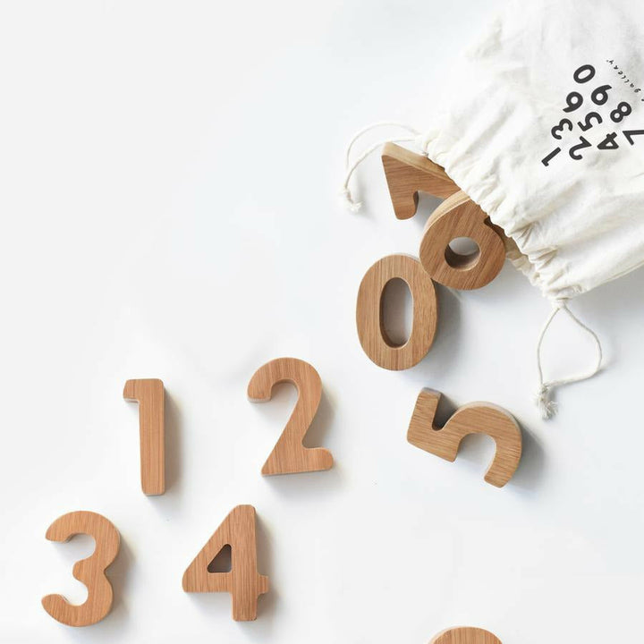 Wee Gallery Bamboo Numbers Wooden Toys Wee Gallery   