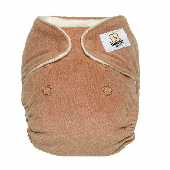 GroVia Buttah Newborn Cloth Diaper All In Ones GroVia Clay  