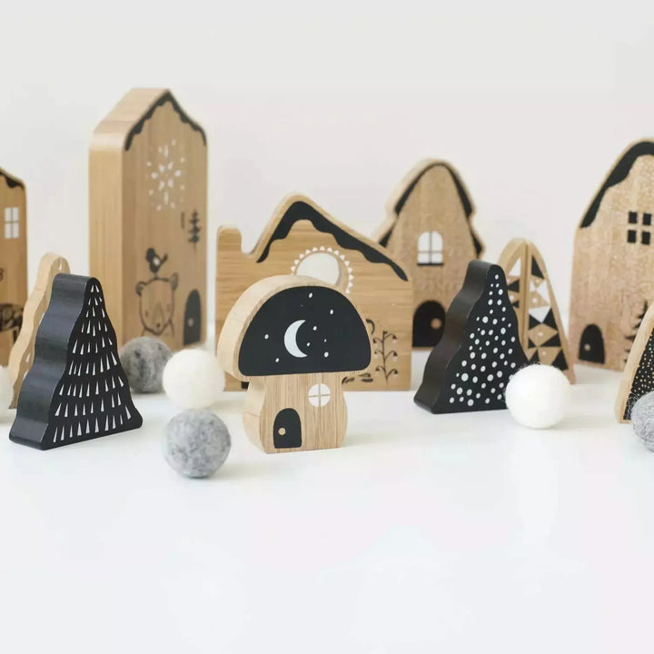 Wee Gallery Woodland Village Wooden Toys Wee Gallery   