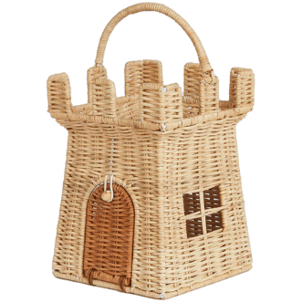 Olli Ella Rattan Castle Bag Dollhouses and Access. Olliella   