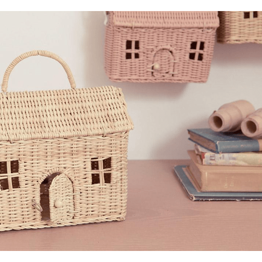 Olli Ella Rattan Casa Clutch Straw Baskets Olliella   