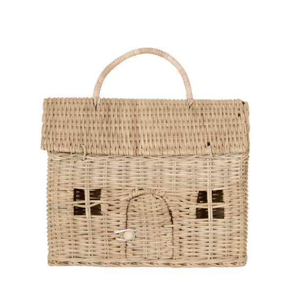 Olli Ella Rattan Casa Clutch Straw Baskets Olliella   