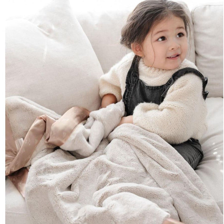 Saranoni Satin Border Receiving Blankets Swaddles & Blankets Saranoni Dainty Floral  