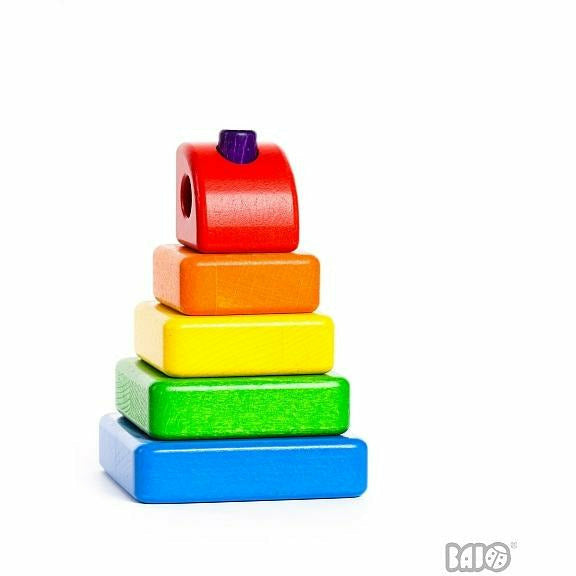 Bajo Pyramid Tower Stacker Wooden Toys Bajo   