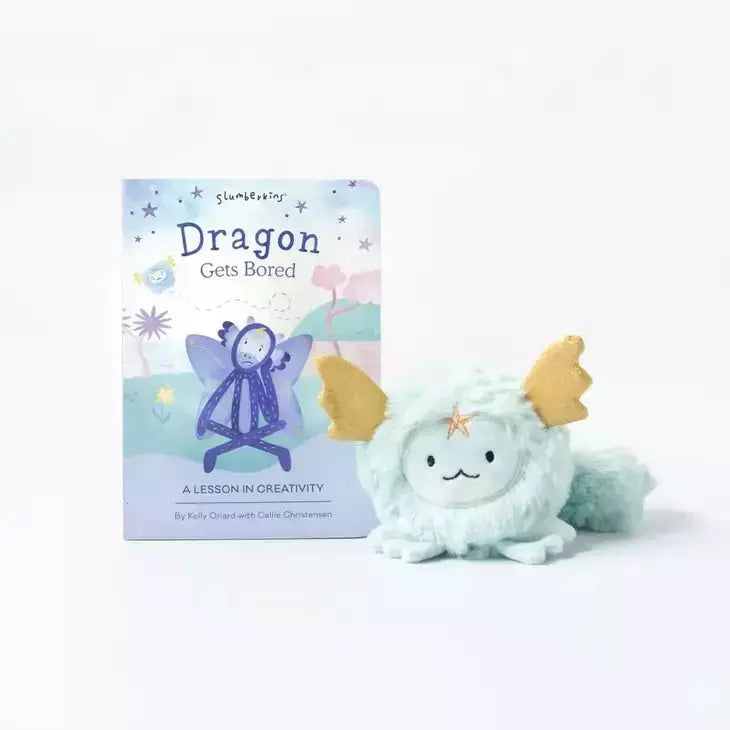 Slumberkins Powder Floof Mini & Dragon Lesson Book- Creativity Plush Toys Slumberkins   