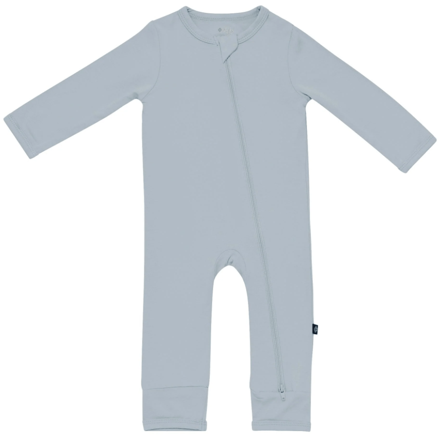 Kyte Baby Zippered Romper 12-18M Romper Kyte Baby 12-18M Fog 