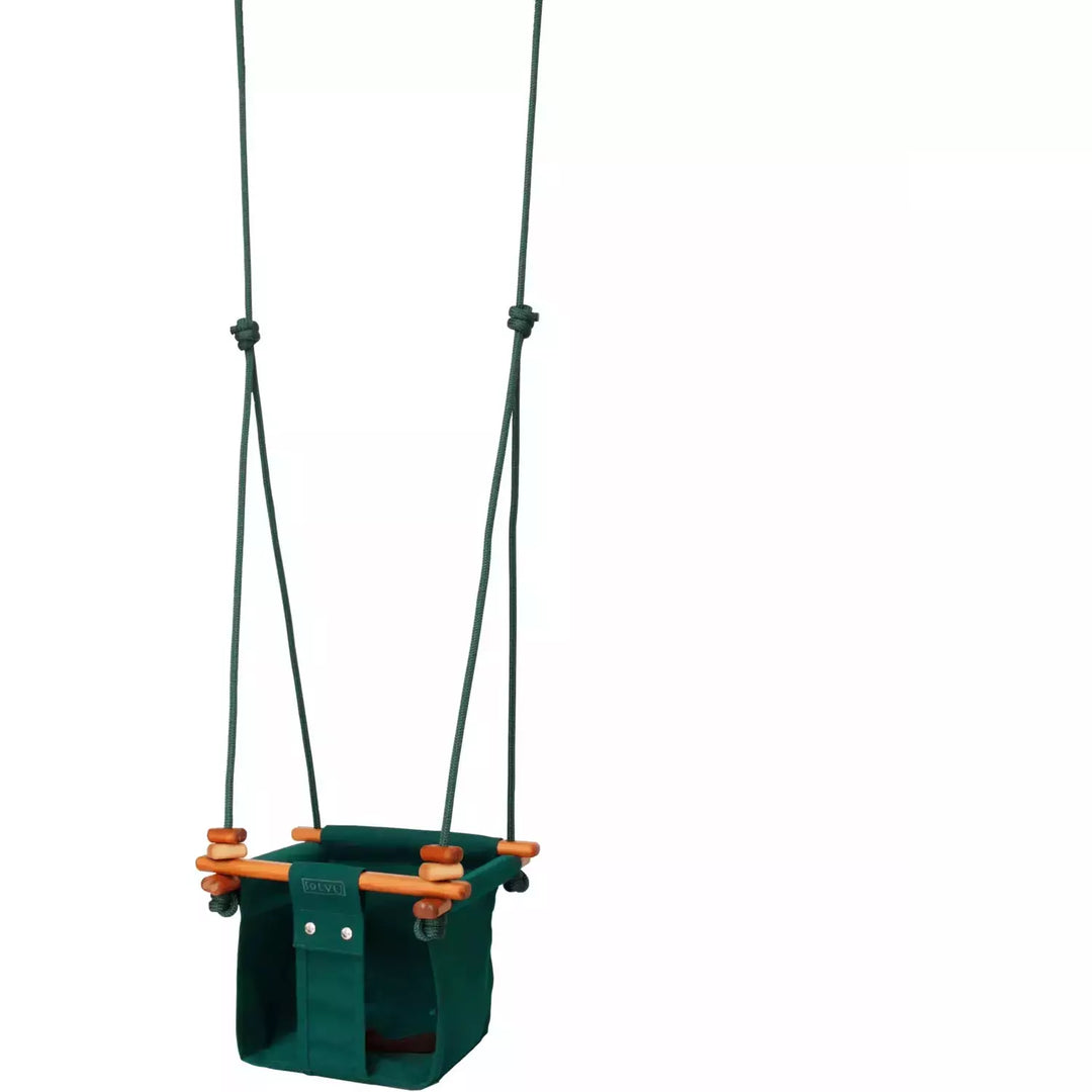 Solvej Indoor/Outdoor Toddler Swing - Forest Green Swing Solvej   