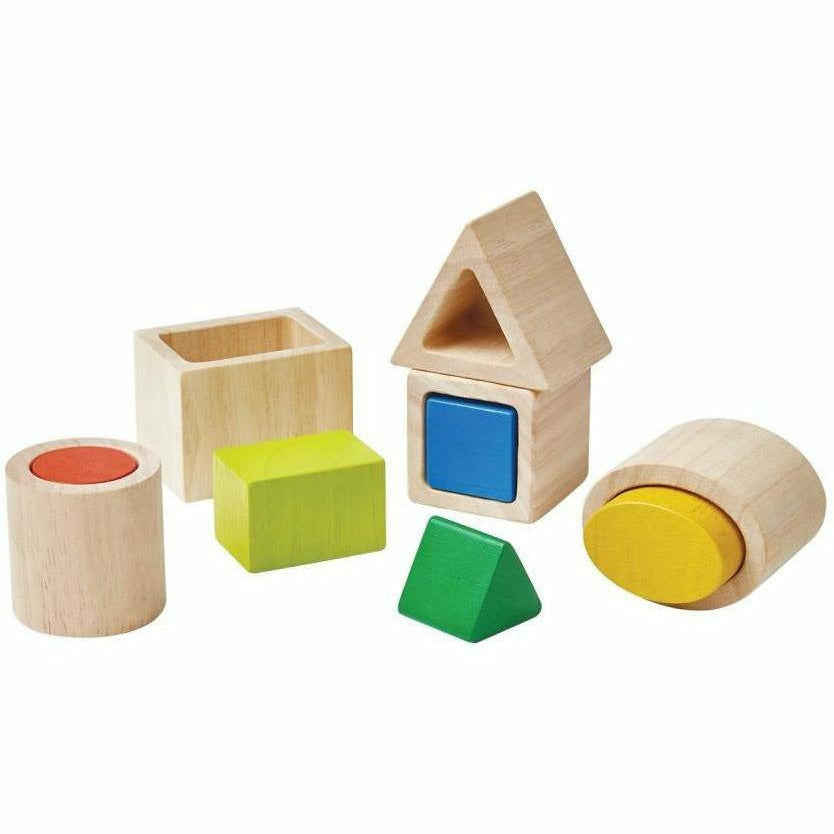 Plan Toys Geo Matching Blocks Blocks Plan Toys   