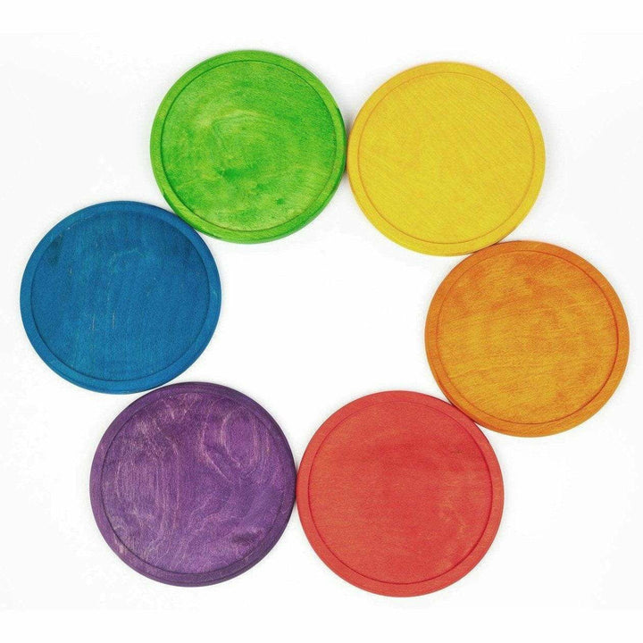 Grapat 6 Rainbow Dishes Wooden Toys Grapat   