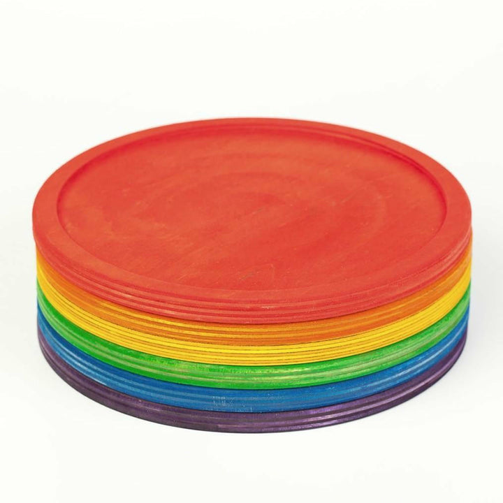 Grapat 6 Rainbow Dishes Wooden Toys Grapat   