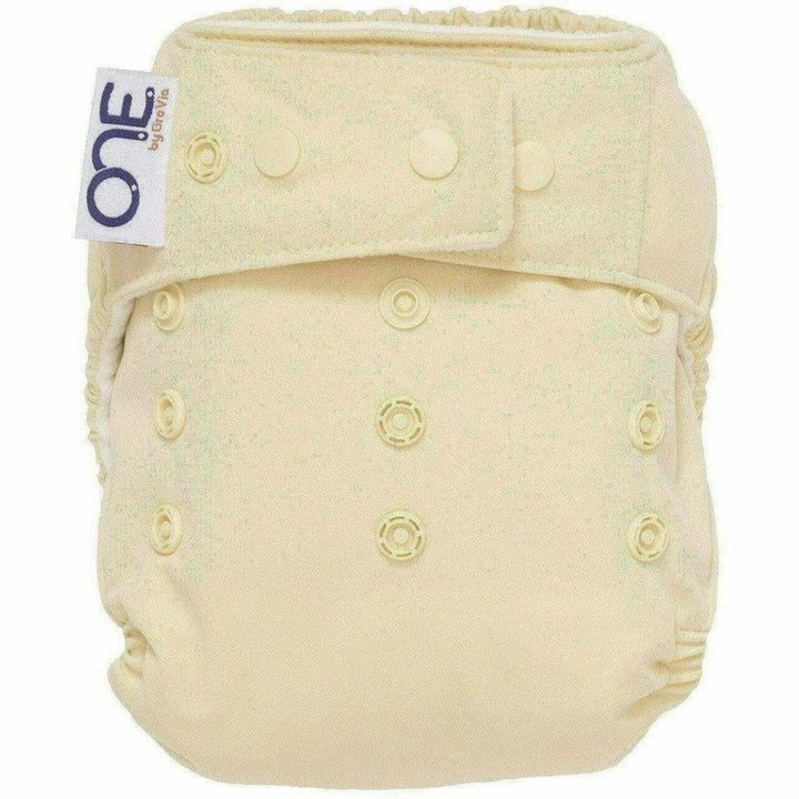 GroVia O.N.E. Cloth Diaper All In Ones GroVia Vanilla  