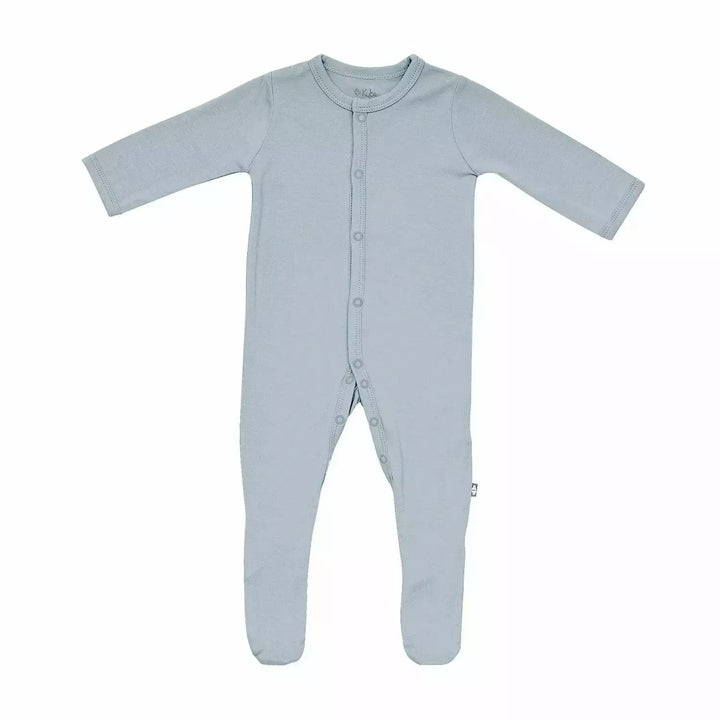 Kyte Baby Solid Snap Footie Footie Kyte Baby NB Fog 