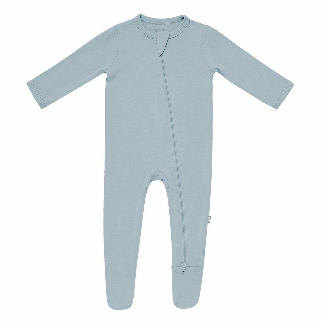 Kyte Baby Zippered Footie Footie Kyte Baby NB Fog 