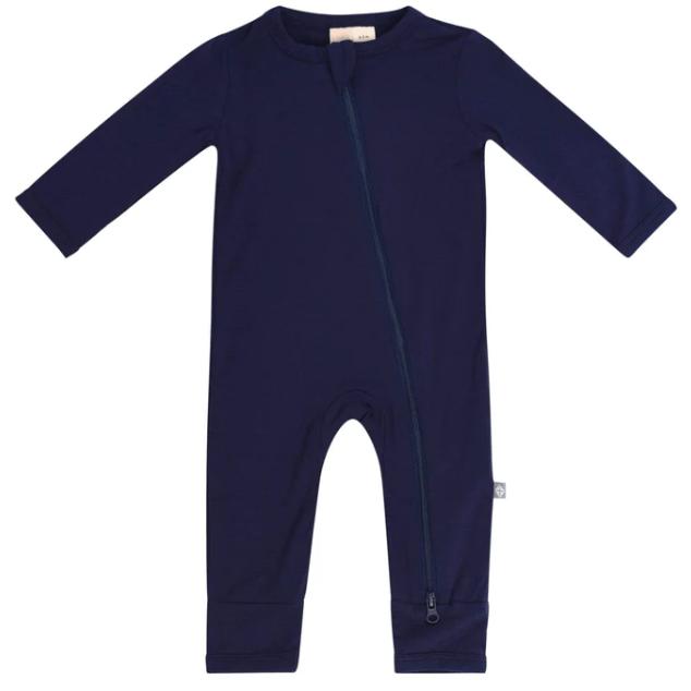 Kyte Baby Zippered Romper 0-3M Romper Kyte Baby 0-3M Navy 