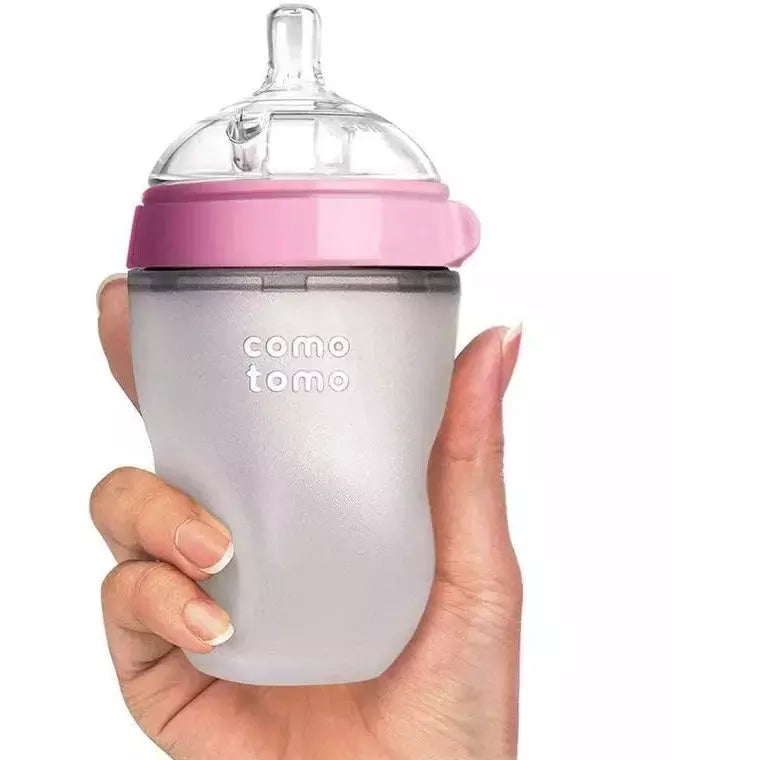 Comotomo Bottles - Pink 8 oz Bottles & Sippies Comotomo   