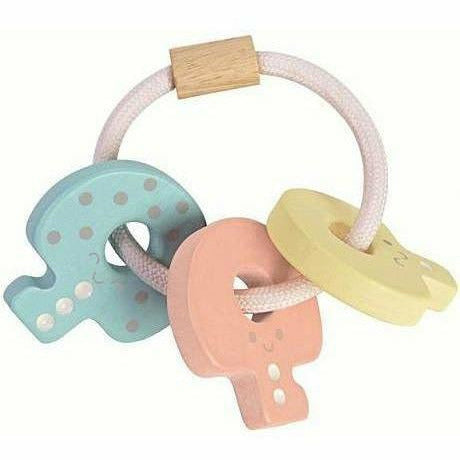 Plan Toys Key Rattle - Pastel Baby Toys Plan Toys   