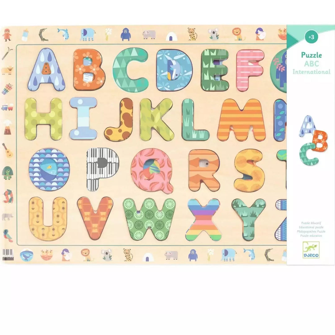 Djeco ABC International Wooden Puzzle Puzzles & Mazes Djeco   