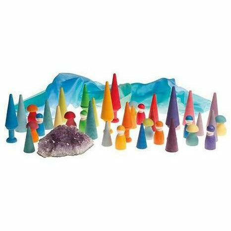 Grimm's Rainbow Forest Wooden Toys Grimm's   