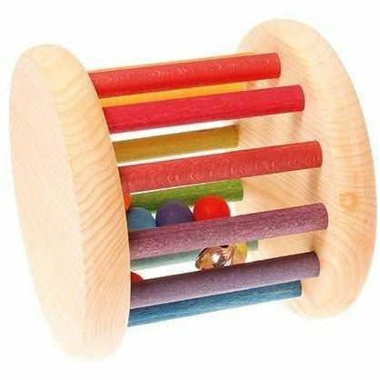 Grimm's Rolling Wheel Rainbow Colors Wooden Toys Grimm's   