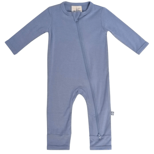 Kyte Baby Zippered Romper 0-3M Romper Kyte Baby 0-3M Slate 