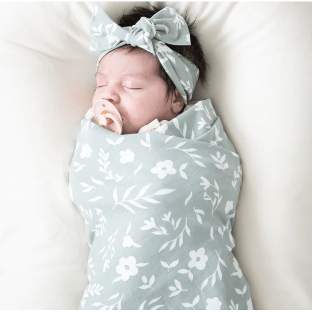 Saranoni Stretchy Swaddles Swaddles & Blankets Saranoni Sweet Alyssum  