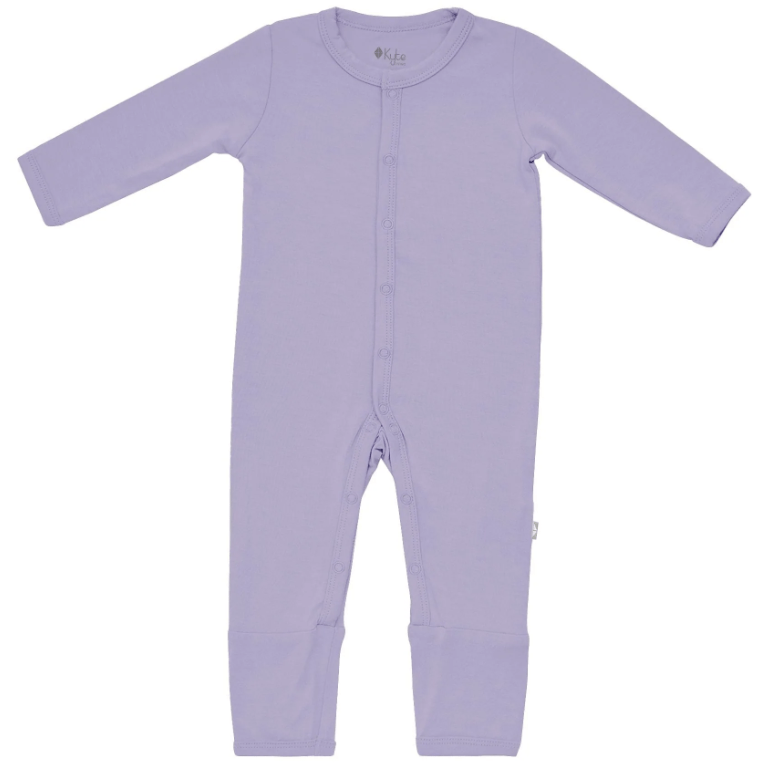 Kyte Baby Solid Snap Romper- 0/3 Months Romper Kyte Baby 0-3M Taro 