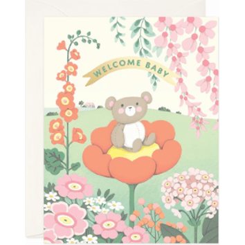 Baby & Birthday Greeting Cards -Joojoo Paper Greeting cards The Natural Baby Company Teddy Bear Baby  