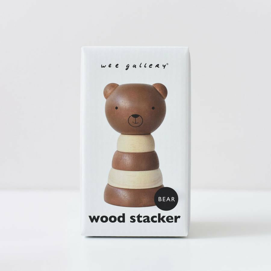 Wee Gallery Wood Stacker - Bear Wooden Toys Wee Gallery   