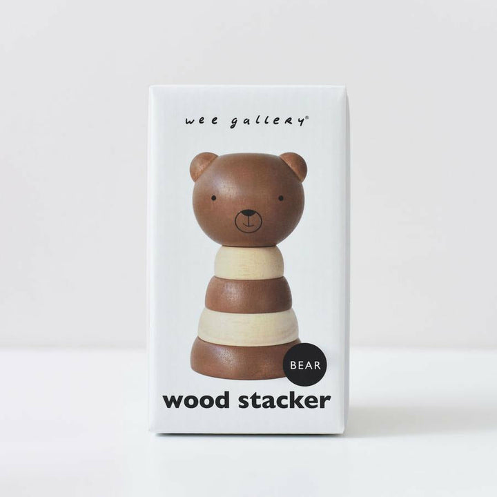 Wee Gallery Wood Stacker - Bear Wooden Toys Wee Gallery   