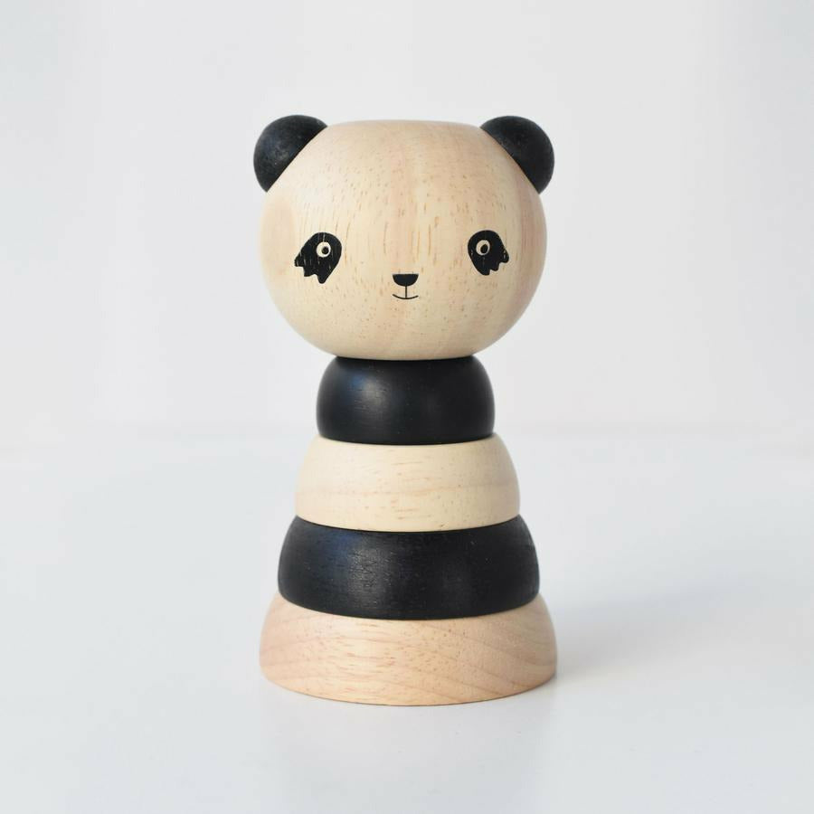 Wee Gallery Wood Stacker - Panda Wooden Toys Wee Gallery   