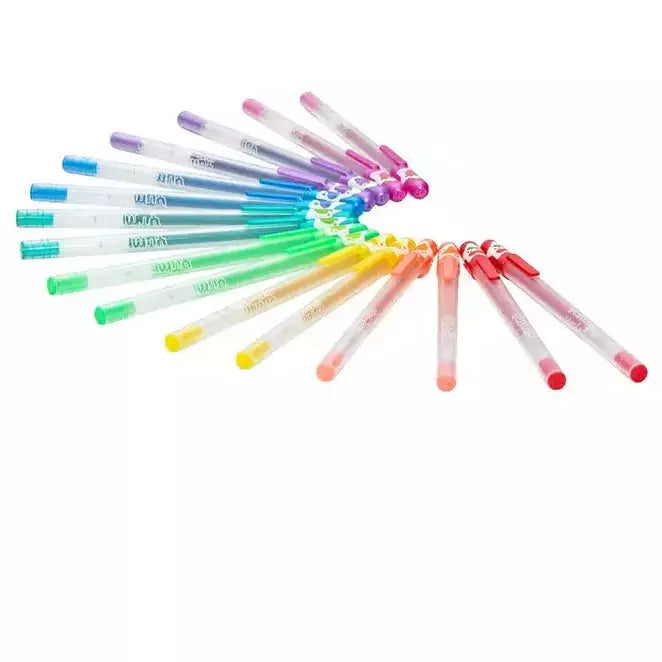 Ooly Yummy Yummy Scented Glitter Gel Pens: Set of 12- Flat Box Markers Ooly   