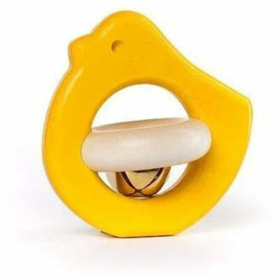 Bajo Wooden Rattle Wooden Toys Bajo Yellow  