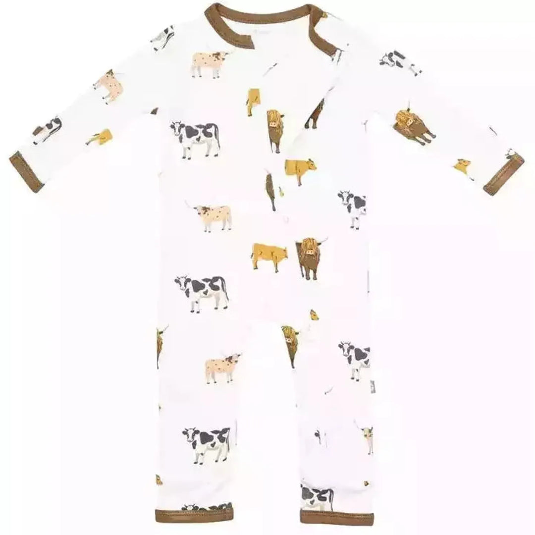 Kyte Baby Zippered Romper 12-18M Romper Kyte Baby 12-18M Moo 